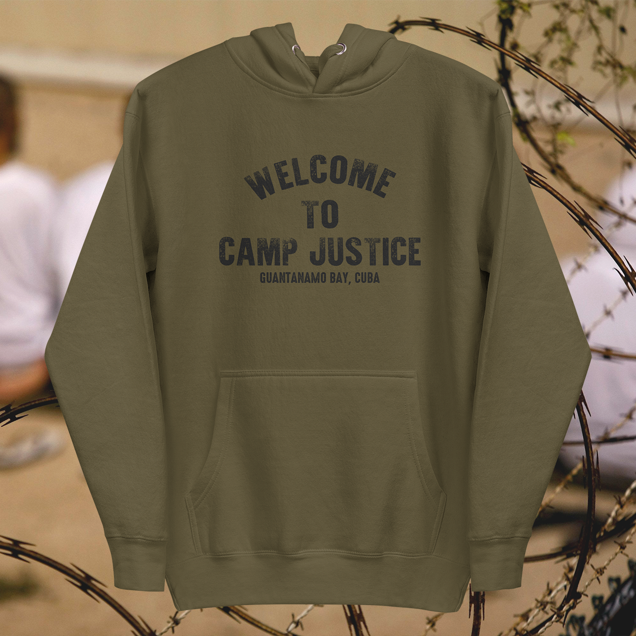 WELCOME TO CAMP JUSTICE - HOODIE