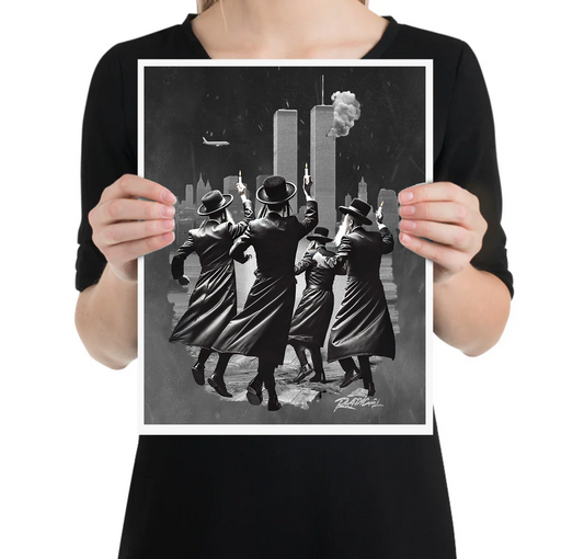 DANCING ISRAELIS - POSTER 11 X 14