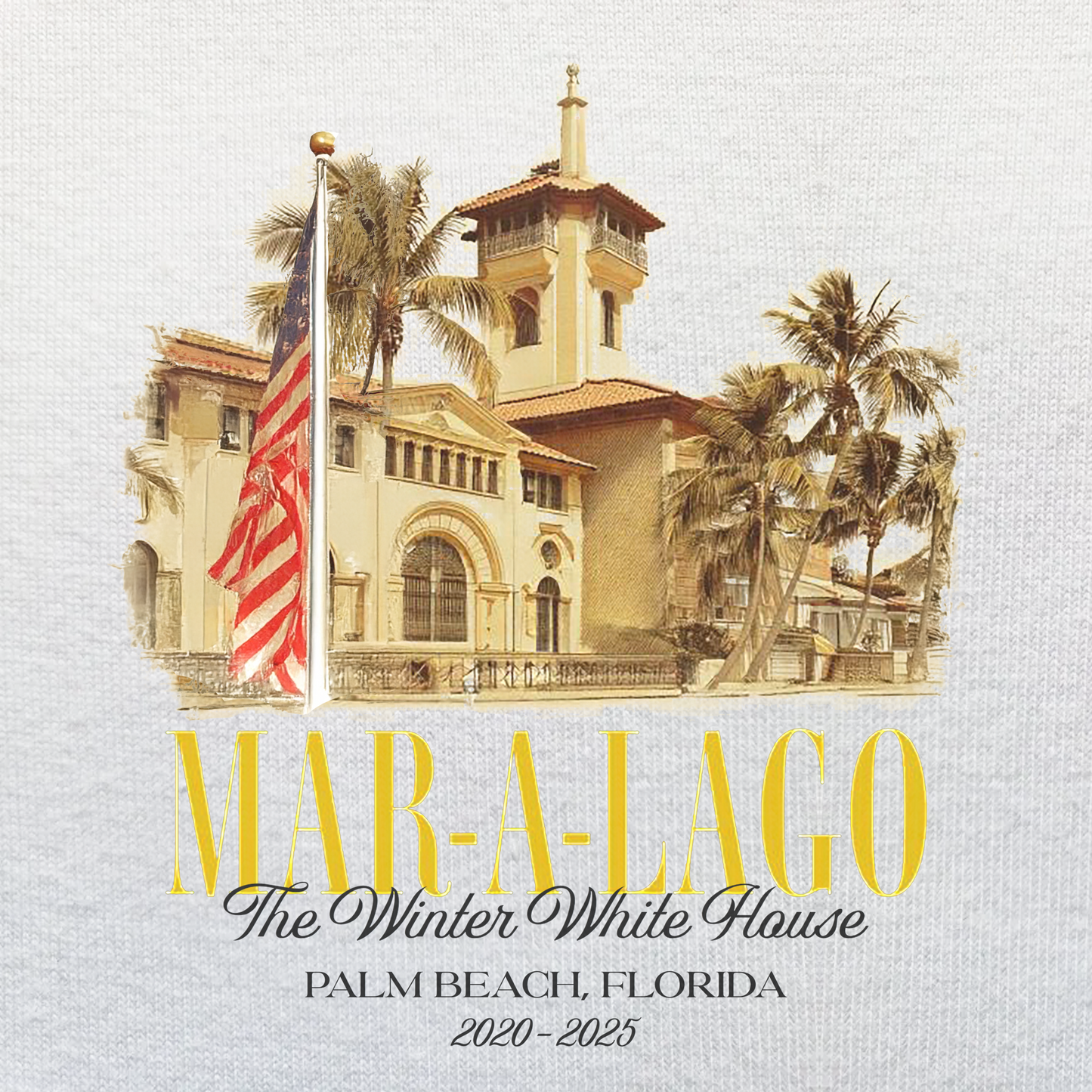 MAR-A-LAGO WINTER WHITE HOUSE T-SHIRT